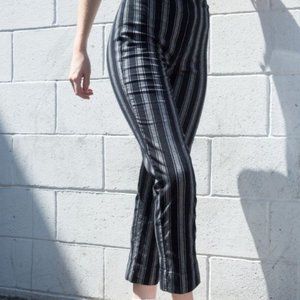 Black striped Brandy Mellville Pants -- Stretchy